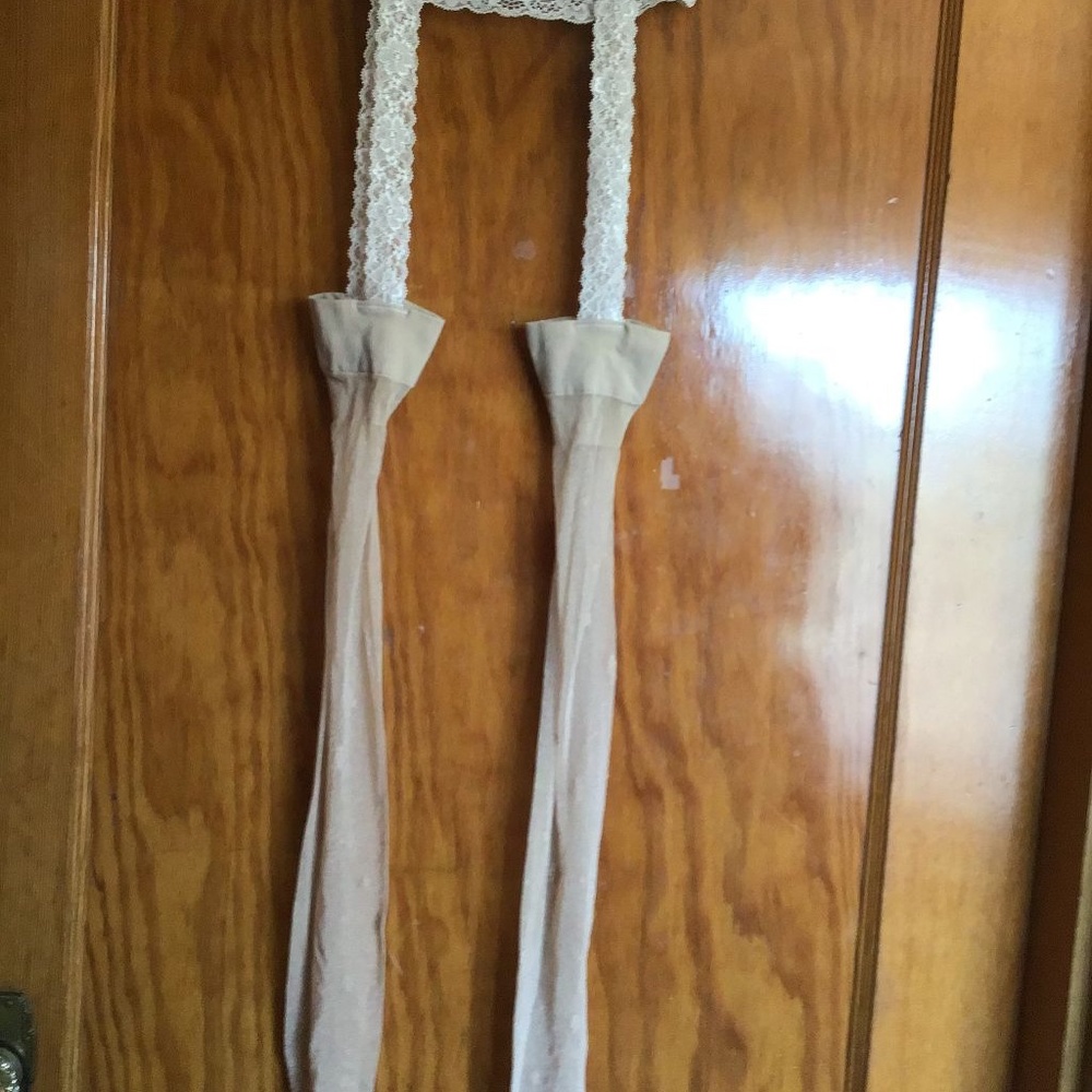 NWOT gartered stockings